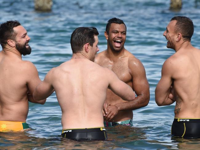 The Wallabies finished their final preparations before heading off to the World Cup.