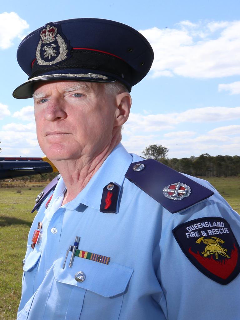 Queensland Fire and Emergency Services assistant commissioner Neil Gallant.