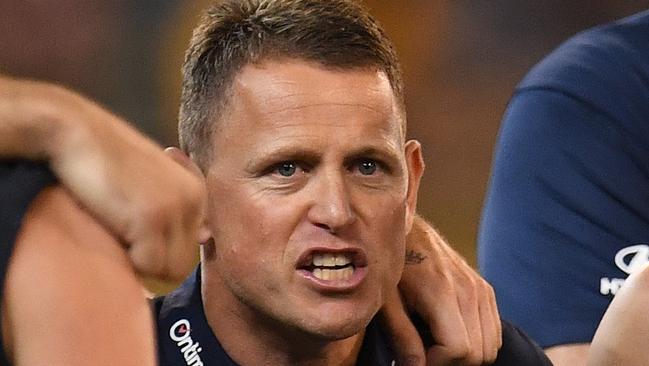 Carltob coach Brendon Bolton is on a rolling contract. Picture: AAP