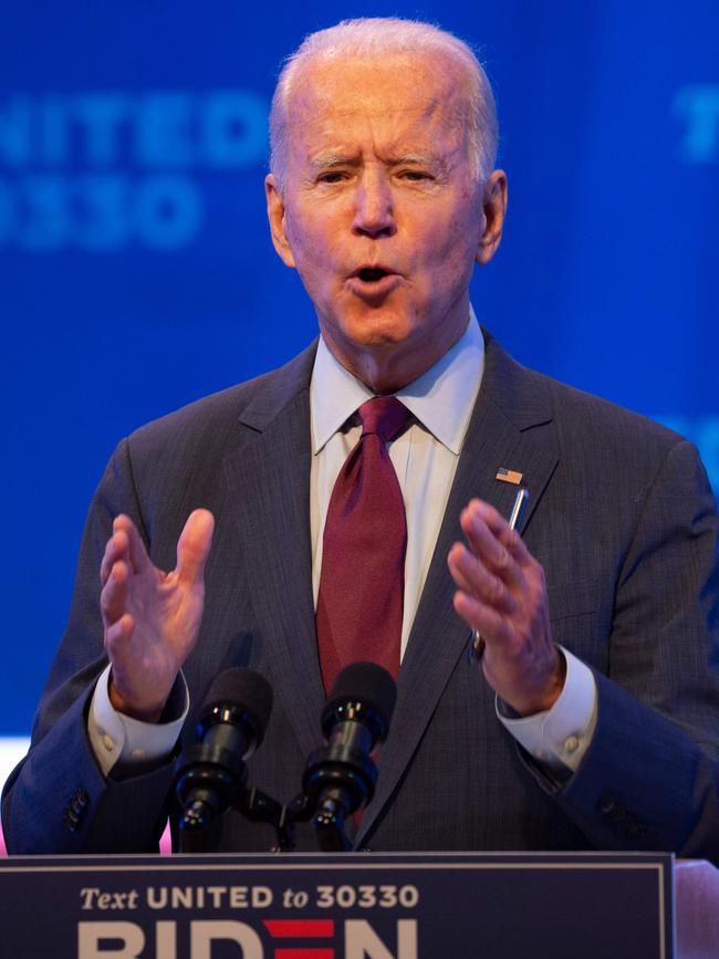 Democratic presidential nominee and former Vice President Joe Biden.