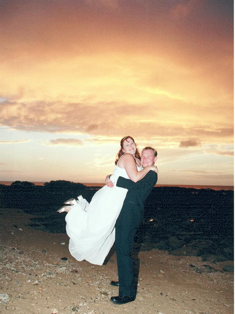 Aaron Champney and Melissa Reid were married in Hervey Bay on August 17, 2003.