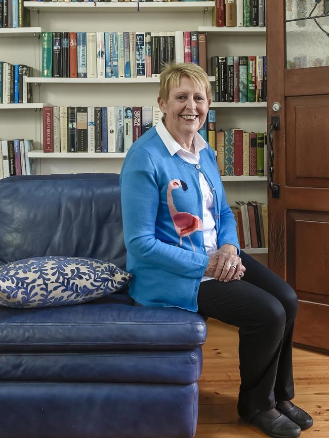 Mem Fox at home. Picture: Roy VanDerVegt