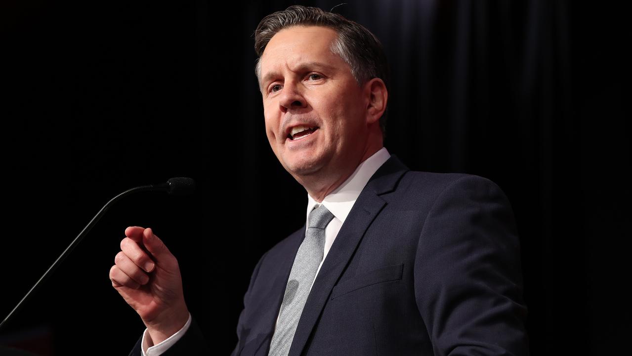 Health Minister Mark Butler said the amount of debt in the budget meant it was impossible to continue to pay Covid-19 positive Australians a stipend. Picture: Liam Kidston