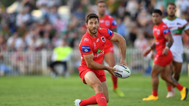 The Dragons looked good early on, but it all fell apart once their marquee players left the field. Picture: NRL Photos.