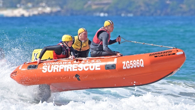 Team Kurrawa in action at the Queensland IRB championships. Picture: SLS Queensland