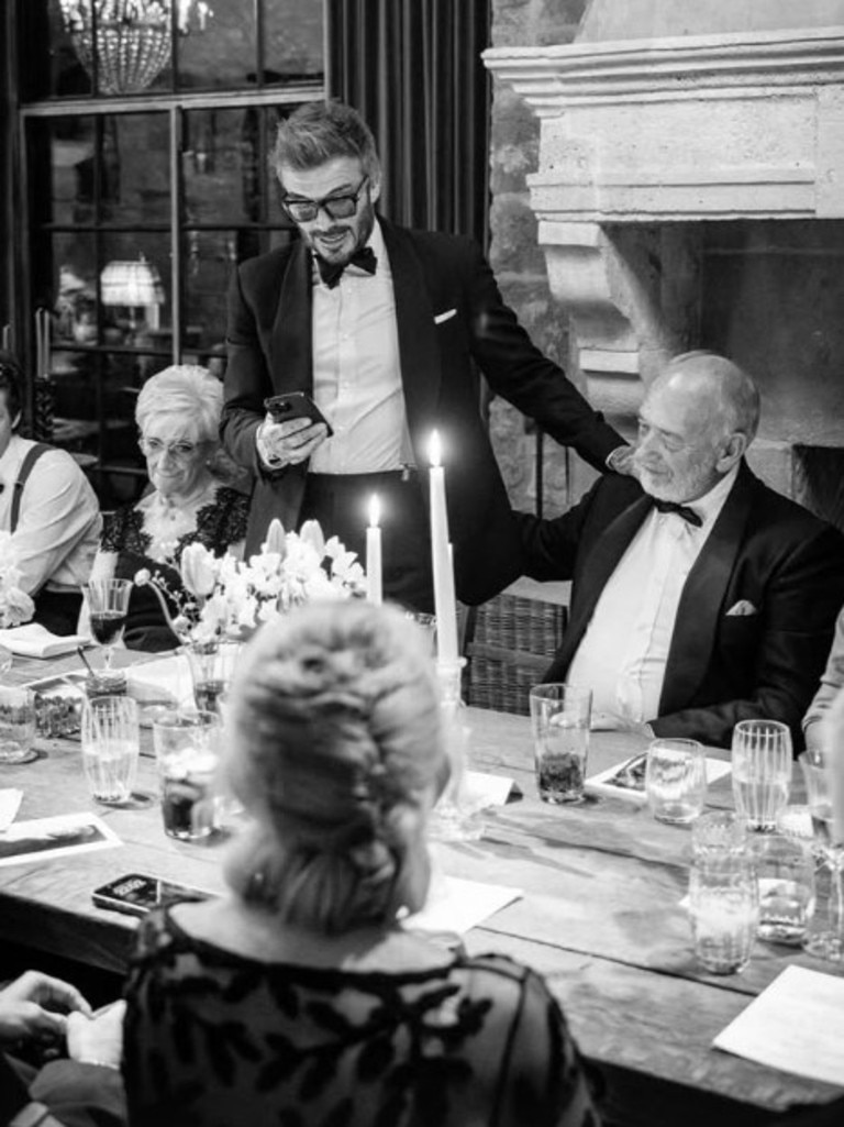 David Beckham had some words for his own father. Photo: Instagram