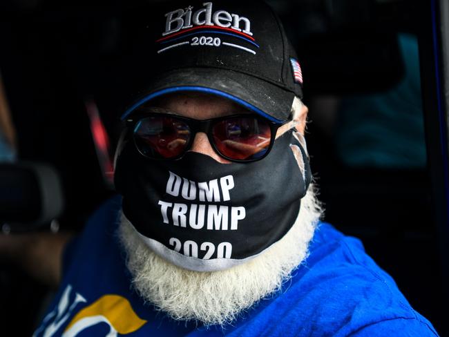 A Democrat voter in The Villages, Florida. Picture: AFP