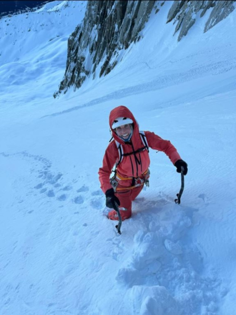 Fay Manners is an avid mountaineer. Picture: Instagram