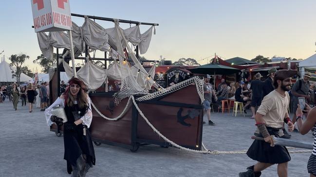 Pirates at Bluesfest on April 8, 2023. Picture: Savannah Pocock