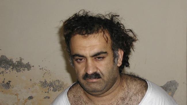 Khalid Sheikh Mohammed shortly after his capture in Pakistan in 2003. Picture: AP
