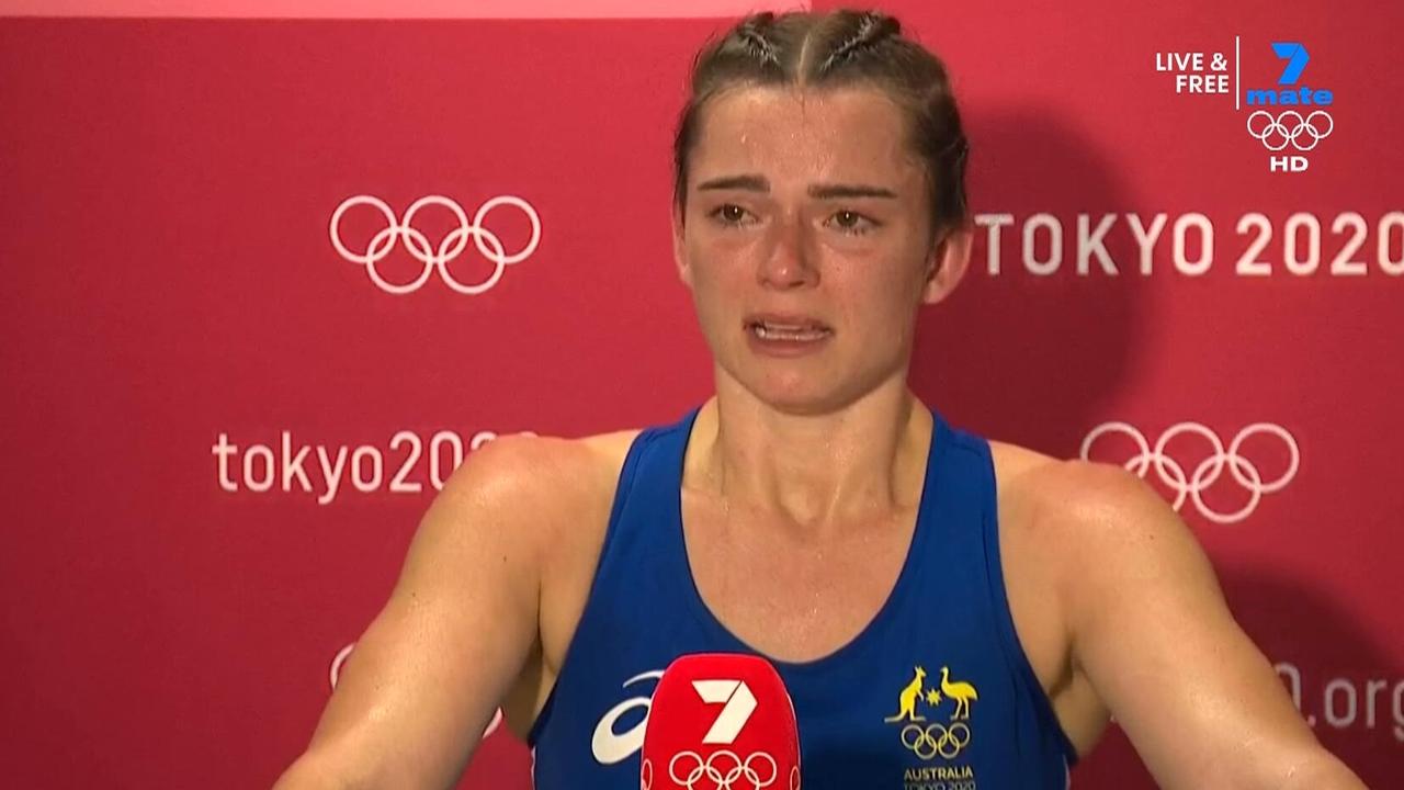 Tokyo Olympics 2021 Skye Nicolson Tears After Loss To Karriss 