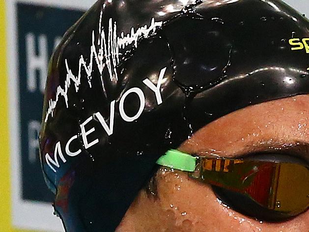 SWIMMING - Hancock Prospecting 2016 Australian Swimming Championships at SA Aquatic Centre. Men 50 LC Metre Freestyle - Winner Cameron McEvoy. Picture Sarah Reed