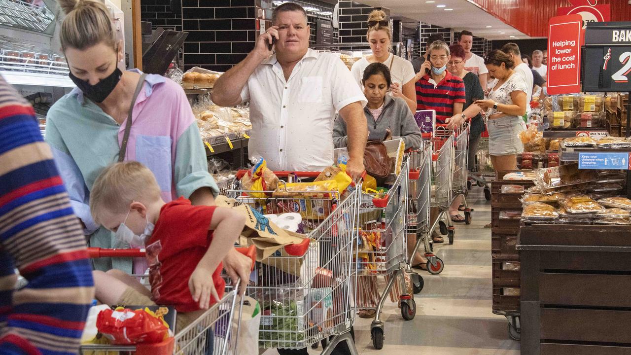 Coles says shopping behaviour was normalising – until recent lockdowns. Picture: Brian Cassey