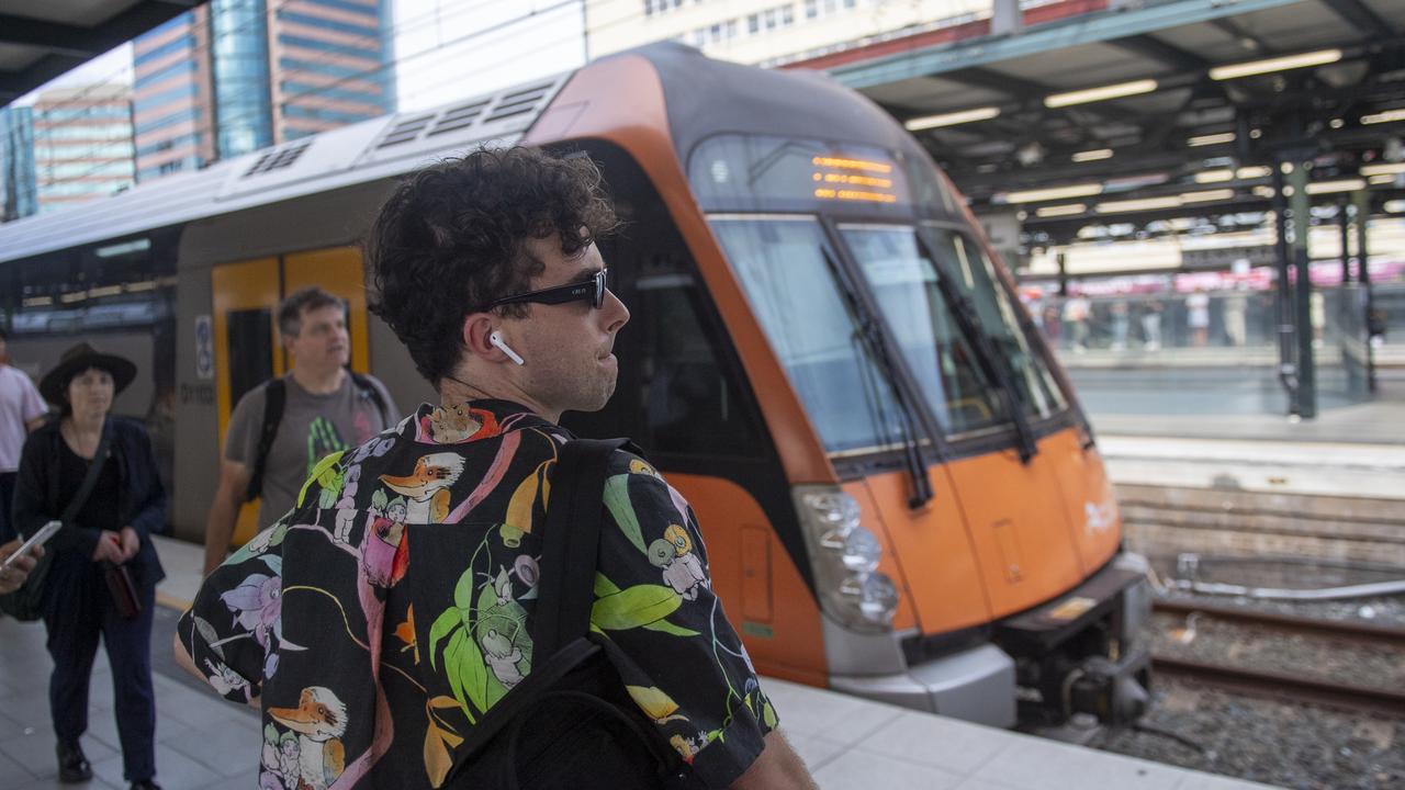 Commuters at central station as a proposed train dispute rolls out this week. Picture: Jeremy Piper