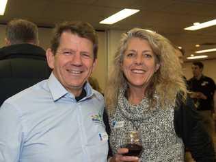 L to R Jaime McGuire (Absolute Cool) and Heather Fearby (Fusion Adventures). Toowoomba Chamber of Commerce Business at Dusk June. Picture: Syd Owen