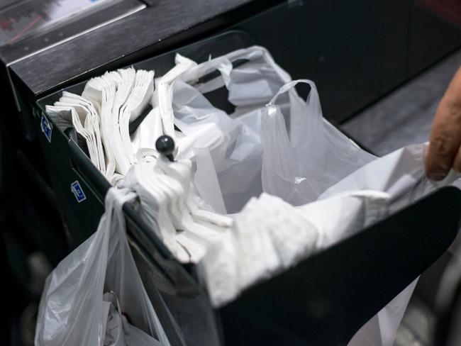 A plastic bag ban is coming to WA. Picture: AFP