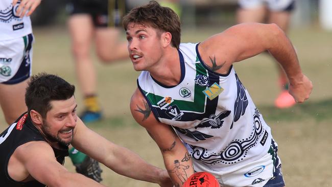 Harry Benson won plenty of the ball. Picture: Mark Wilson