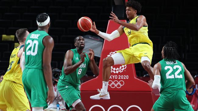 Matisse Thybulle is a human highlight reel. Picture: AFP