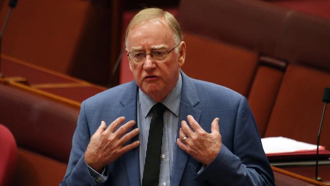 Senator Ian Macdonald was among the government MPs who took more than 100 days to repay a debt. Picture: Gary Ramage