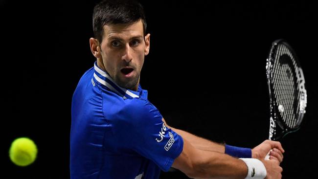 Novak Djokovic will play at the Australian Open. Picture: Oscar Del Pozo/AFP