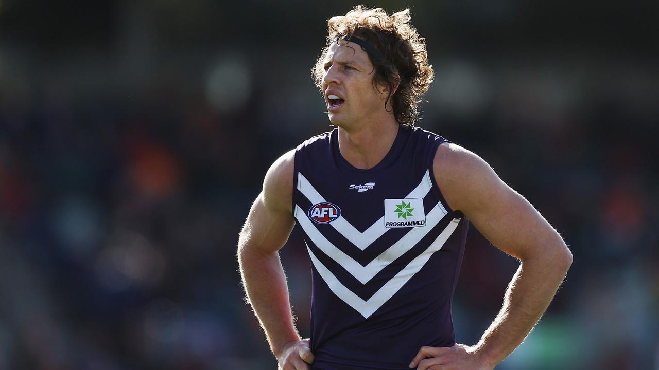 Nat Fyfe will be underdone for the finals. Picture: Mark Metcalfe/AFL Photos/via Getty Images