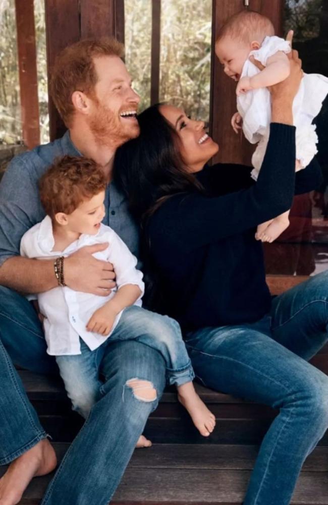 Prince Harry and Meghan Markle will bring Archie and Lilibet for their first visit to the UK as a family since 2020. Picture: The Duke and Duchess of Sussex.