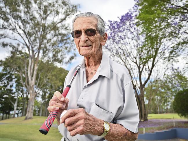 Gailes Golf Club celebrate esteemed honorary annual member Ted Bousen, who turned 100 last month and still makes it to golf every Wednesday morning.