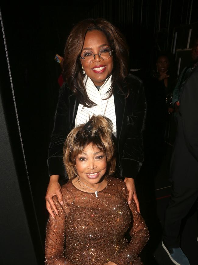 Oprah Winfrey and Tina Turner attend opening night of Tina – The Tina Turner Musical at Lunt-Fontanne Theatre on November 07, 2019 in New York City. Photo by Bruce Glikas/FilmMagic