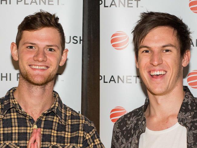 Sushi Planet menu launch. L-R: Ben Harvey and Liam Stapleton