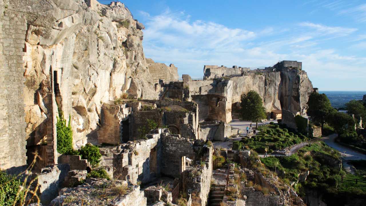 The ruins of the castle in Les Baux-de-Provence provide a stunning and complex history of the region. Picture: A_Belov