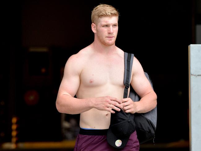 Tom Flegler has extended his contract with the Broncos. Picture: Bradley Kanaris/Getty Images