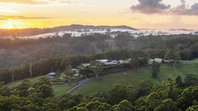 The property’s setting in the hills of Maleny is simply spectacular.