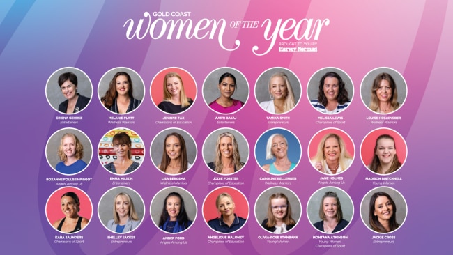 Finalists in the Harvey Norman Gold Coast Women of the Year 2021.