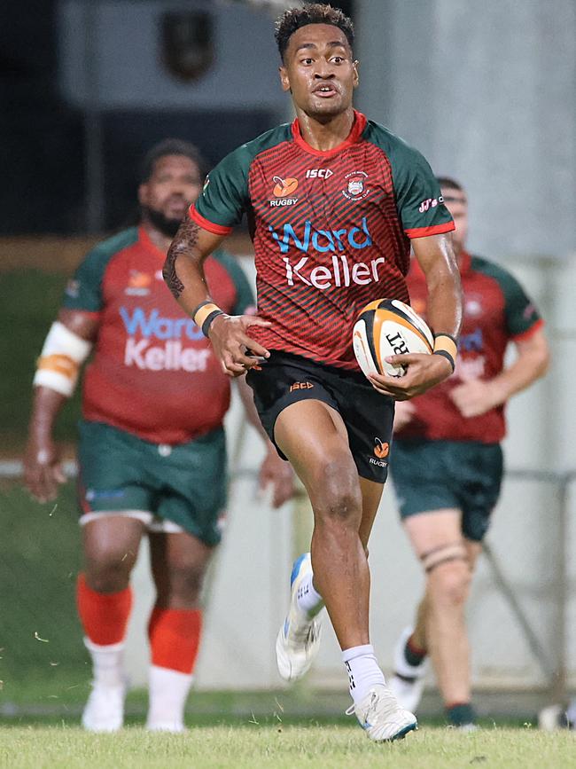 Speedy winger Setefano 'Dan' Lemuel Cakaunivalu set up the 98m try with a run for the ages. Picture: From The Sideline Sports Photography