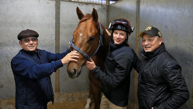 Trainers Jim (left) and Greg Lee (right) have a good opinion of Dettori who is first-up at Newcastle.