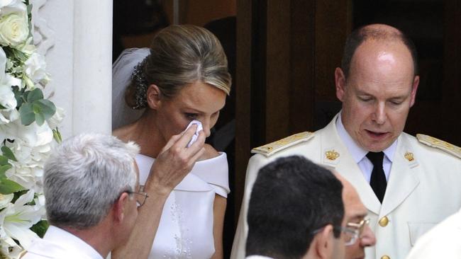 The tears kept coming. Picture: Miguel Medina/AFP