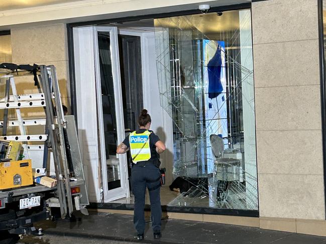 A number of high-end fashion stores have been targeted in recent weeks. Picture: Emma Sudano