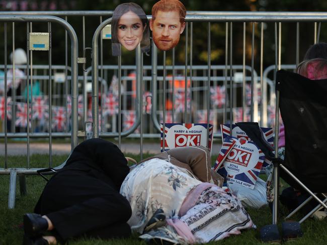 That’s commitment. Picture: AFP