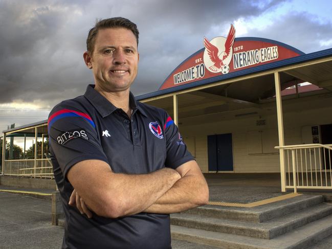 Nerang's incoming Gold Coast Premier League football coach Lee Vernon. Picture: Luke Sorensen