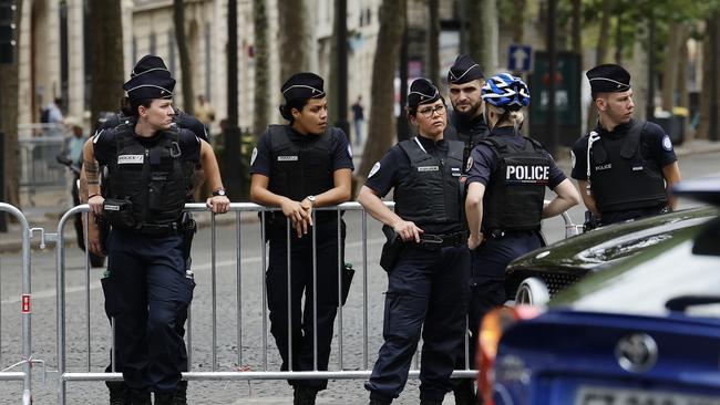 Around 4000 police are expected to be on duty for the final parade. Picture: Michael Klein