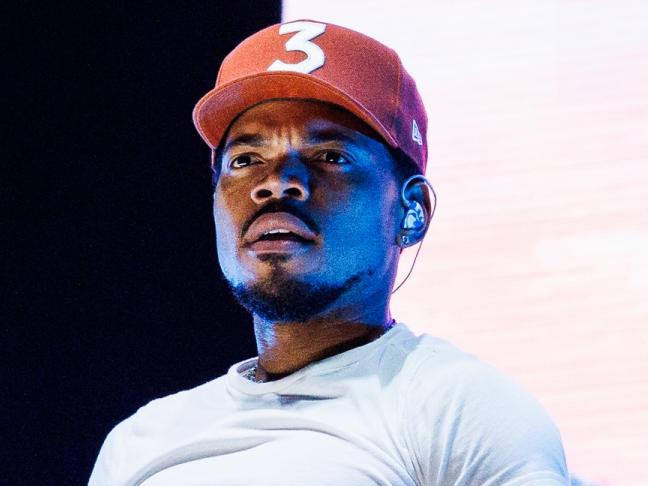 NAPA, CALIFORNIA - JULY 30: Chance the Rapper performs on the Black Radio stage during the Blue Note Jazz Festival at Silverado Resort and Spa on July 30, 2023 in Napa, California. (Photo by Richard Bord/Getty Images)