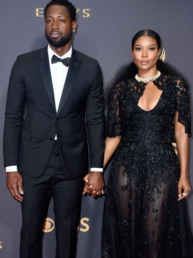 NBA player Dwayne Wade and his wife, actor Gabrielle Union. Picture: Frazer Harrison