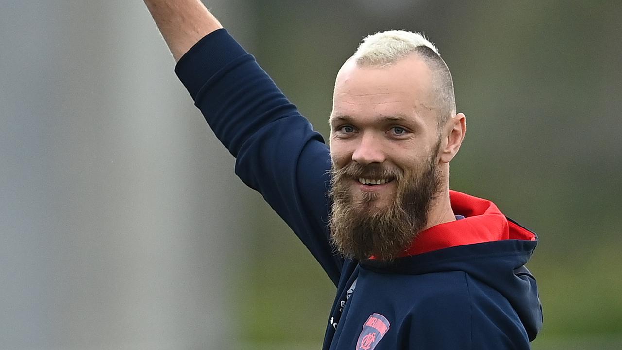 Max Gawn has a radical new haircut. Photo: Quinn Rooney/Getty Images.