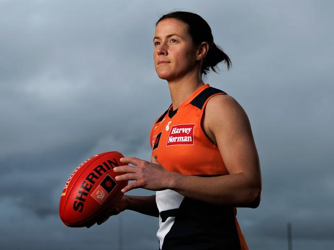 Giants Nicola Barr ahead of the 2023 AFLW season. Photo by Phil Hillyard(Image Supplied for Editorial Use only - **NO ON SALES** - Â©Phil Hillyard )