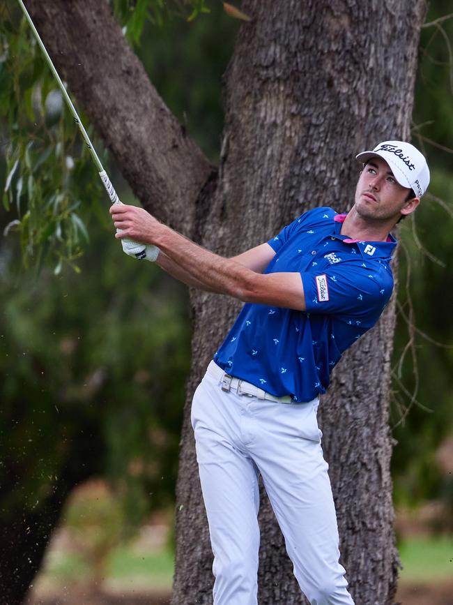 Elvis Smylie is Carter’s closest threat. Picture: Golf Australia