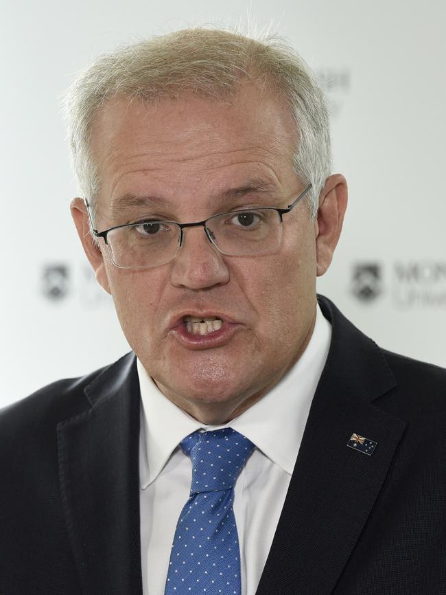 Liberal PM Scott Morrison.