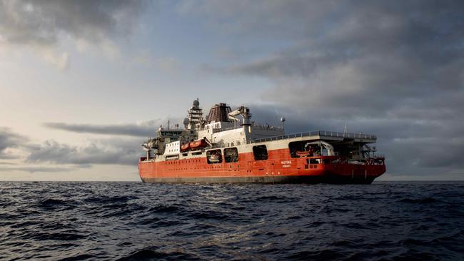 The Australian icebreaker RSV Nuyina. Picture: Pete Harmsen