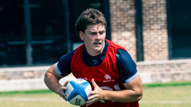 Joey Fowler in training. Hugo Carr/NSW Waratahs