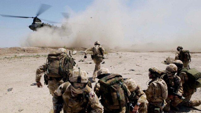 British soldiers land in Basra, July 2004. Picture: Getty Images/The Times