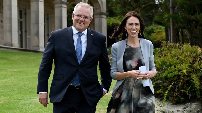 Scott Morrison will fly to New Zealand this weekend for talks with Jacinda Ardern. Picture: AAP